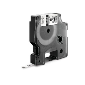 DYMO Genuine Rhino Industrial Labels -Permanent Polyester 19mm - Black on White.For labeling panels - blocks - faceplates - shelves - bins - beams &more. RoHS compliant. Temperature Rating -40C to +150C.