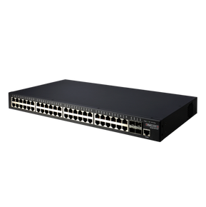 EDGECORE 48 Port Gigabit Managed L2+ Switch. 4x GE SFP Ports. 1x RJ45 Console port. Comprehensive QoS - Enhanced Security.
