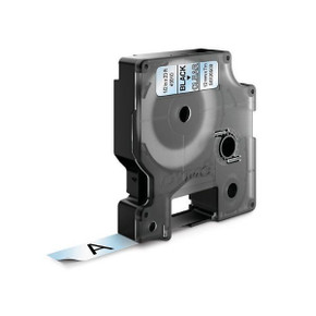 DYMO Genuine D1 Label Cassette Tape 12mm x 7M -  Black on Clear. Suitable for the LabelManager and LabelWriter Duo label makers