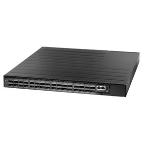 EDGECORE 32 Port (32x 40G) QSFP+ compact 1RU Switch. Broadcom Trident II+ 1.28Tbps.Intel Atom C2538 CPU. Dual 110-230VAC 400W PSUs. 5 Type D Fan Modules Rack mount kit(front and back) inc.