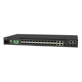 EDGECORE 20 Port Gigabit Managed L2 +Switch with Enhanced temp range. With 4x SFP+ 10G Uplinks - 4x CG (RJ-45/SFP) - 1x GE out-of-band Management & 1x RJ45 Console Port.