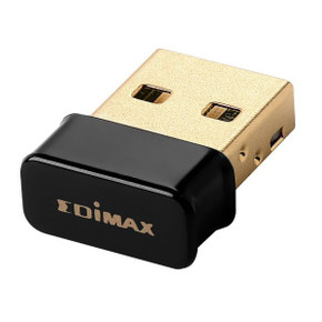 EDIMAX N150 Wi-Fi 4 Nano USB Adapter. Wireless 802.11b/g/n. Data Rate up to 150Mbps (2.4GHz) 64/128-bit WEP, WPA, WPA2 Encryption. WPS Button. 802.11e WMM Wireless QoS. Windows, MAC & Linux WL7811UNV2