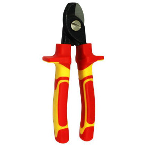 GOLDTOOL 150mm Insulated Cable Clamp Pliers. Large Shoulders to Protect Against Live Contacts. Rubber Easy Grip Handles for Greater Comfort. Red/Yellow Colour