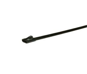 POWERFORCE Cable Tie 316SS 200mm x 4.6mm Pack of 100. Self Locking Ball-lock design. Temp Range: -80C to +500C. Weather - Water - Salt Spray - Corrosion - Fire and UV Resistant. Non-magnetic.