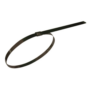 POWERFORCE Cable Tie 316SS Coated 300mm x 4.6mm Pack of 100. Self Locking ball-lock design. Chemical - Corrosion - Salt Spray and UV Resistant. Temp range: -80C to +150C. Halogen Free & Non-magnetic