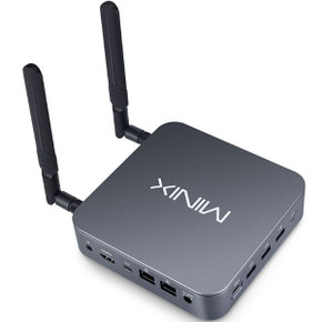 MINIX J51-C8 Max Intel Jasper Lake N5105 Mini PC with Windows 11 Pro. 8GB DDR4 - 2x SODIMM Slot - 512GB NVMe SSD - 802.11ax Dual-Band - Wi-Fi 6 - Bluetooth 5.2 - Supports 4K@60Hz - HDMI - Mini DP - USB-C - 3.5mm Audio.