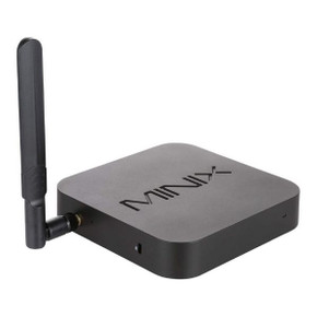 MINIX NEO Z83-4 Windows 10 PRO Fanless Mini PC with M2 Remote Intel X5-Z8350 (64-bit) - 4GB DDR3L - 802.11ac Dual-Band Wi-Fi - Bluetooth 4.2 - HDMI 1.4 (4K@30Hz) - Mini DP - Intel HD Graphics - RJ-45 - Micro SD