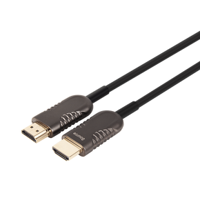 UNITEK 20m UltraPro HDMI 2.0 Fibre Active Optic Cable. OD 4.0mm. Zinc Alloy Connector. Supports CEC. Max Res: 4K@60Hz (3840x2160) HDR. ARC Audio Return Channel, DV Dolby Vision Compliant Y-C1030BK