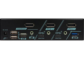 REXTRON 2-Port USB-C KVM Switch. 4K@144 DisplayPort - USB-C 3.2 Gen 2 - Audio Switching - Hotkey Control - HDR10 Support - HDCP 2.2 & HDCP 1.4 - Plug-&-Play - Supports MST.