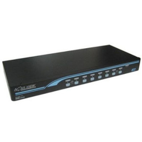 REXTRON 1-8 USB/PS2 Hybrid KVM Switch with USB Console Ports. Includes 8x 1.8m USB 2-in-1 leads. ** PS2 Cables Sold Separately.