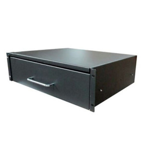 DYNAMIX 3U Rackmount Lockable Draw, 350mm Deep, 112mm High. Includes Lock and Key.