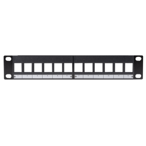 DYNAMIX 10'' 12 Port Unloaded Keystone Panel