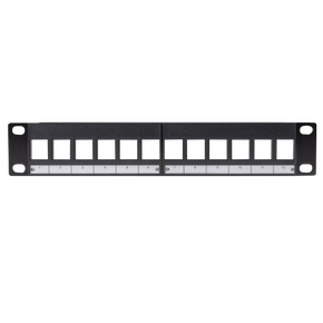 DYNAMIX 10'' 12 Port Unloaded Keystone Panel