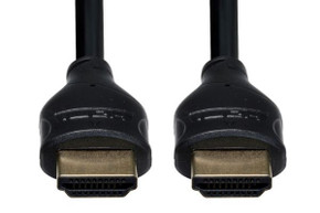 DYNAMIX 3m HDMI 10Gbs Slimline High-Speed Cable with Ethernet. Max Res: 4K2K@24/30Hz (3840x2160) 8 Audio channels. 8bit colour depth. Supports CEC, 3D, ARC, Ethernet.