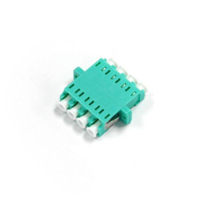 DYNAMIX Fibre LC/LC Quad Multi- mode Joiner, PhBr sleeve OM3, AQUA colour