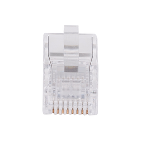 DYNAMIX RJ45 Plug 20pc Bag, 8P8C Modular Plug (Flat, Stranded). 50 micron