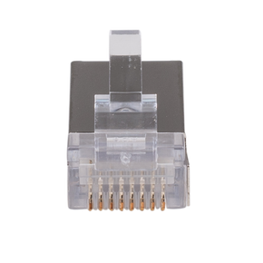 DYNAMIX Cat6 RJ45 20pc Bag, 8P8C Modular Plug 15U'' with insert. (Stranded-Shielded-Round)