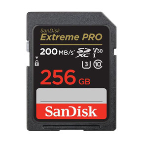 Sandisk Extreme Pro SDXC 256GB Up To R200MB/S W140MB/S SD Card UHS-I V30