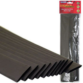 Heatshrink 25Mm Black (10 Pack)