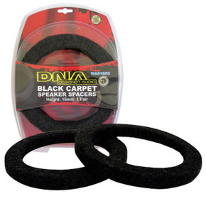 Speaker Spacer 6.5" Mdf 16Mm Thick (Black Carpet)