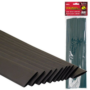 Heatshrink 15Mm Glue Lined Black (10 Pack)