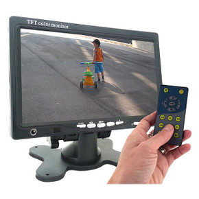Avs 7" Bracket Or Flush Mount Rca 12 Volt Lcd Monitor