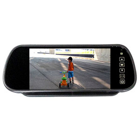 Avs 7" Clip On Rear View Mirror Rca Lcd Monitor