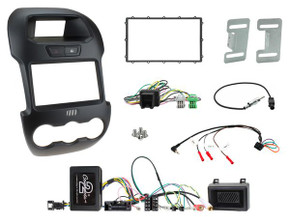 Fitting Kit Ford Ranger (Px1) 2012 - 2015 Double Din (Black) Complete Kit Fitting Kit Ford Ranger (Px1) 2012 - 2015 Double Din (Black) Complete Kit