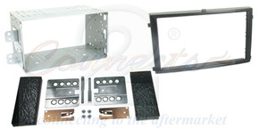 Fitting Kit Ssangyong Rexton Ii 2005 - 2013 Double Din With Cage (Black)