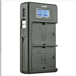 Jupio Usb Dedicated Duo Charger With Lcd For Canon Lp-E6/Lp-E6N Batteries