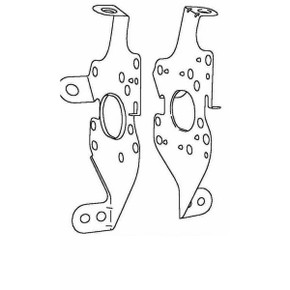 Radio Brackets Toyota Fun Cargo Ncp2# 08/1999 On Radio Brackets