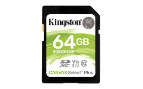 Kingston 64Gb Canvas Select Plus Uhs-I Sdxc Memory Card
