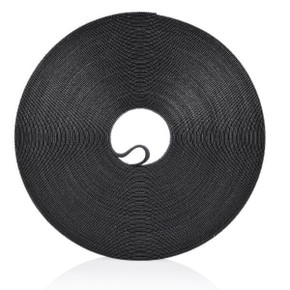 VELCRO QWIK 25mm Continuous 22.8m Cable Roll. Custom Cut to Length. Self-engaging reusable & infinitely adjustable. Easy cable management Black colour