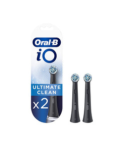 Oral-B IO Ultimate Clean Black Replacement 2pk