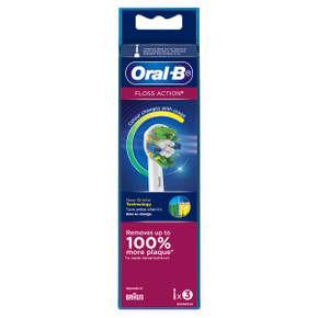 Oral-B Floss Action Replacement Brush Heads 3-Pack