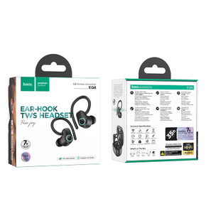 Hoco Wireless TWS Earbud w/ Battery % Display  Ear Hook (EQ8)