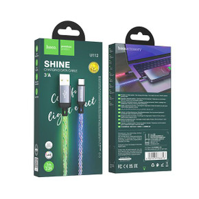 Hoco Colorful LED USB Cable - Type C (U112)
