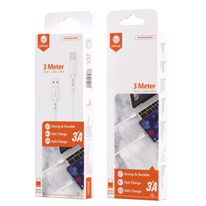 Vipfan Charge Cable (X5) -  Type C [ 3M - Black ]