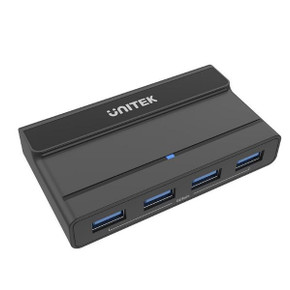 UNITEK 4-Port KVM Switcher with 4x USB-A 3.0 Ports. Share USB Devices Between 2x Laptops/PC''s, Up to 5Gbps Transfer Speed, LED Indicator, Plug & Play. Inc USB-A to C & USB-A to DC Cables