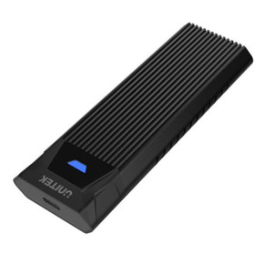 UNITEK USB 3.1 Gen2 to M.2 SSD Tool-Free (PCIe/NVMe) Enclosure. SuperSpeed 10Gbps Data Transmission Rate with USB-C 3.1 or Thunderbolt 3. Made for 2242, 2260, 2280 Size M.2 PCIe NVMe M-Key SSDs.