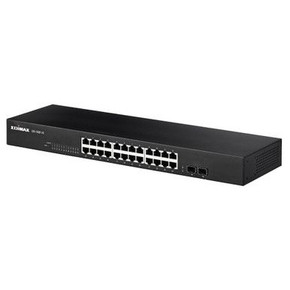 EDIMAX 24 Port Gigabit Rack-Mount Unmanaged Switch + 2 SFP Ports.