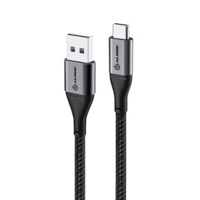 Alogic Super Ultra Usb 2.0 Usb-C To Usb-A Cable - 1.5M - 3A/480Mbps - Space Grey