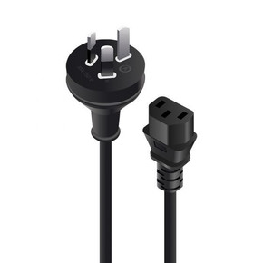 Alogic 2M Aus 3 Pin Wall To Iec C13 - Male To Female - Retail Box Packaging