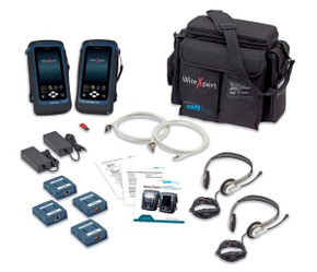 WIREXPERT 2,500MHz Tester Kit for up to CAT8 Network Cabling. Includes Both Local & Remote Units, CAT 6A Channel Adapters, CAT 6A Link Adapters, 2x Headsets, Li-Ion *Bought in to Order - 14 Day Lead