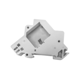 DYNAMIX DIN Rail Keystone Enclosure. Designed for Mounting Slimline Keystone Jacks and Couplers on DIN-Rail TH35. Includes Labelling Panel, Earthing Spring. 