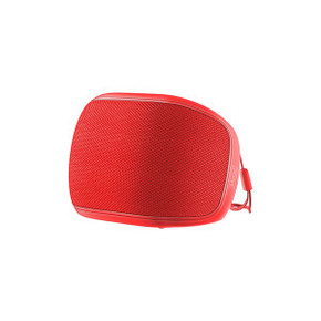 PROMATE 5W Wireless HD Bluetooth Portable Speaker with Built-in Lanyard. Battery Capacity 1200mA, Up to 24 Hours Playback, Supports Handsfree, Charge Time 2-3 Hours, IPX4 Water-Resist. Red Colour