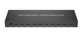 LENKENG 3x3 HDMI Videowall Controller with 1x HDMI In & 9x HDMI Out. Up to 4096x2160@60Hz Res Input, Supports 1080P Output. RS-232 Control, 3.5mm L/R Channel and S/PDIF Audio Out, Plug & Play