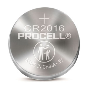PROCELL Lithium CR2016 Coin Battery. Box of 20 (4x Strips of 5)    