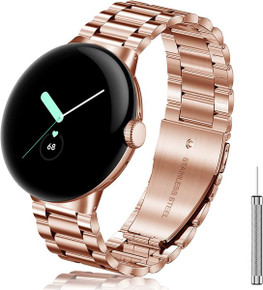 Google Pixel Watch      Stainless Steel Strap   RoseGold