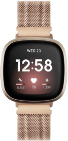 Fitbit Versa 3      Milanese Loop Strap   Gold